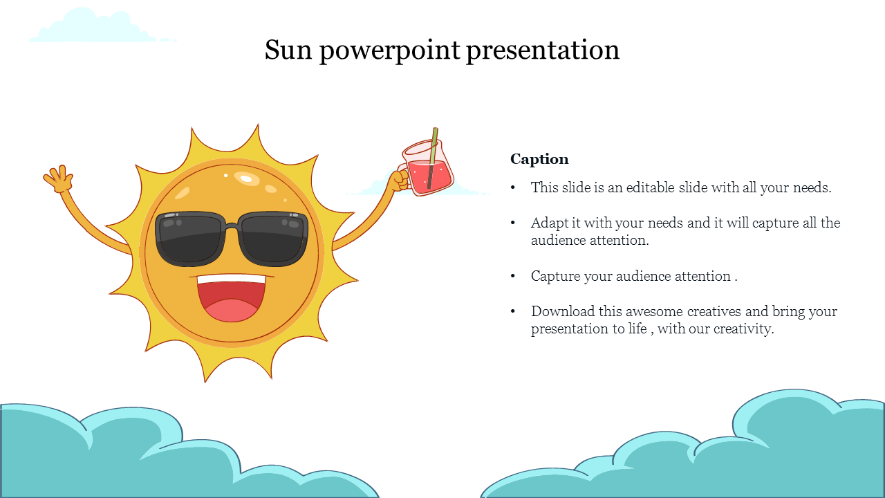 powerpoint presentation templates sun